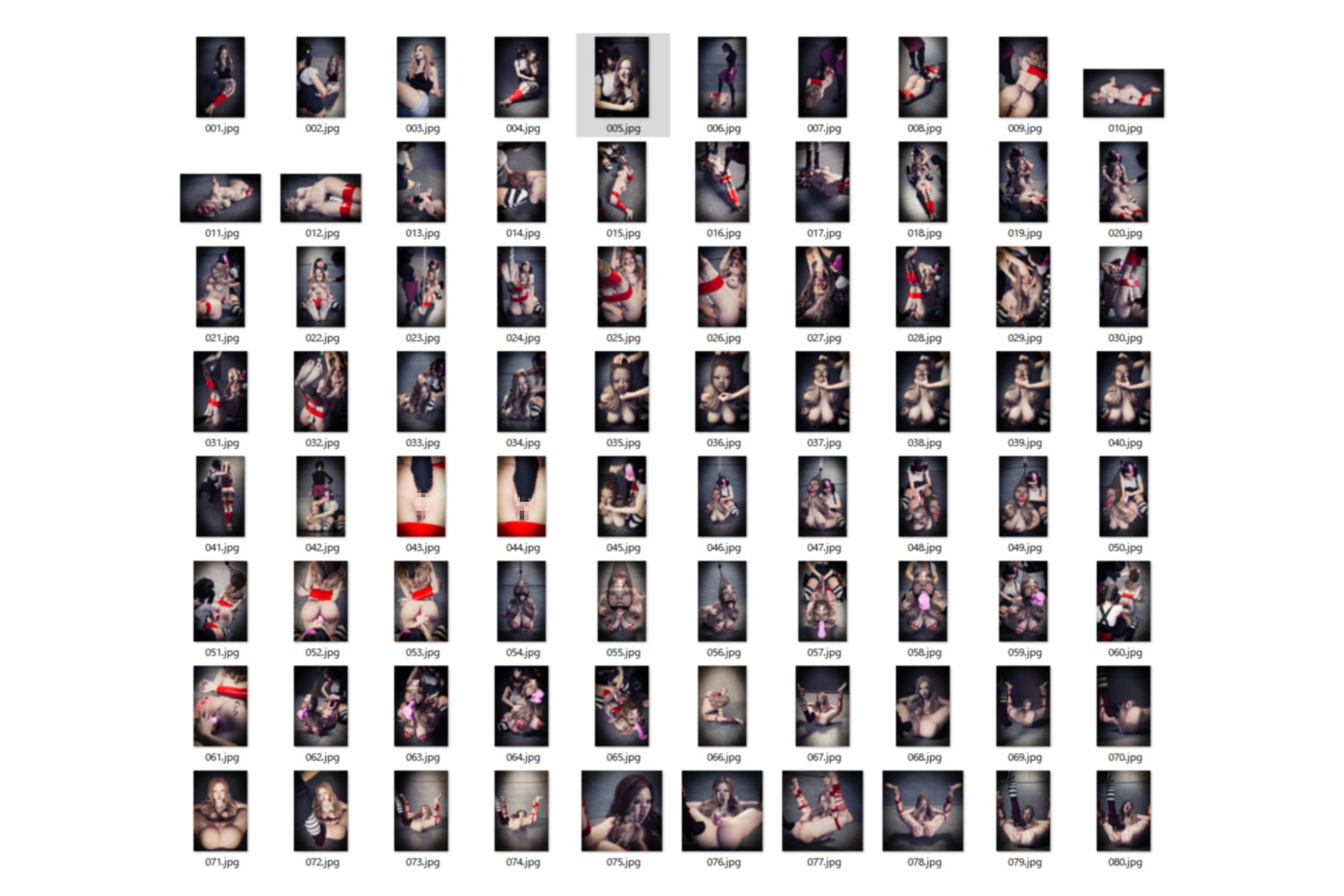 強制顔面変形ギャル【CG+ループアニメ集】