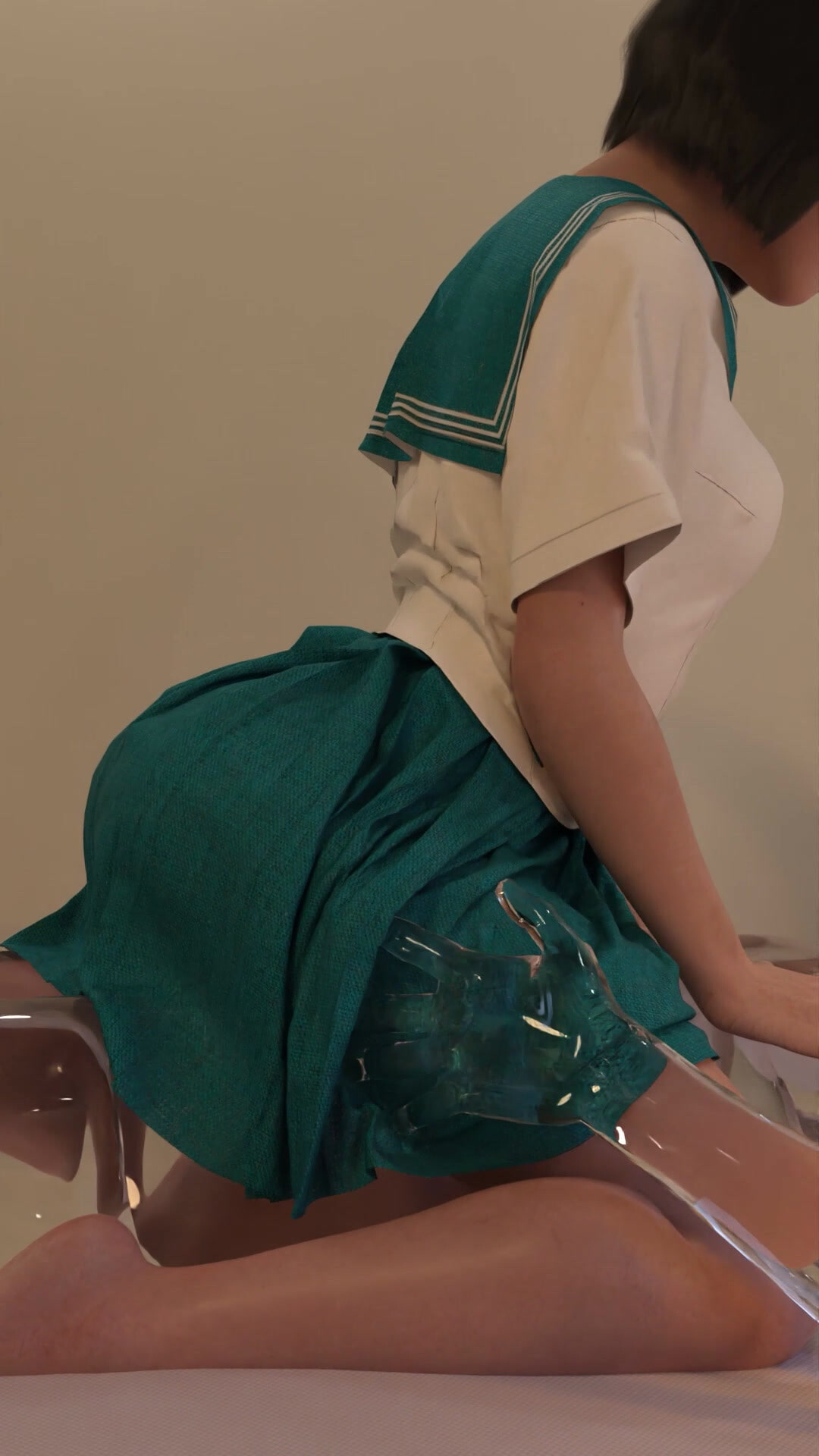 セーラー服着衣エッチ・ショート動画集～透明人間とかレズプレイとか