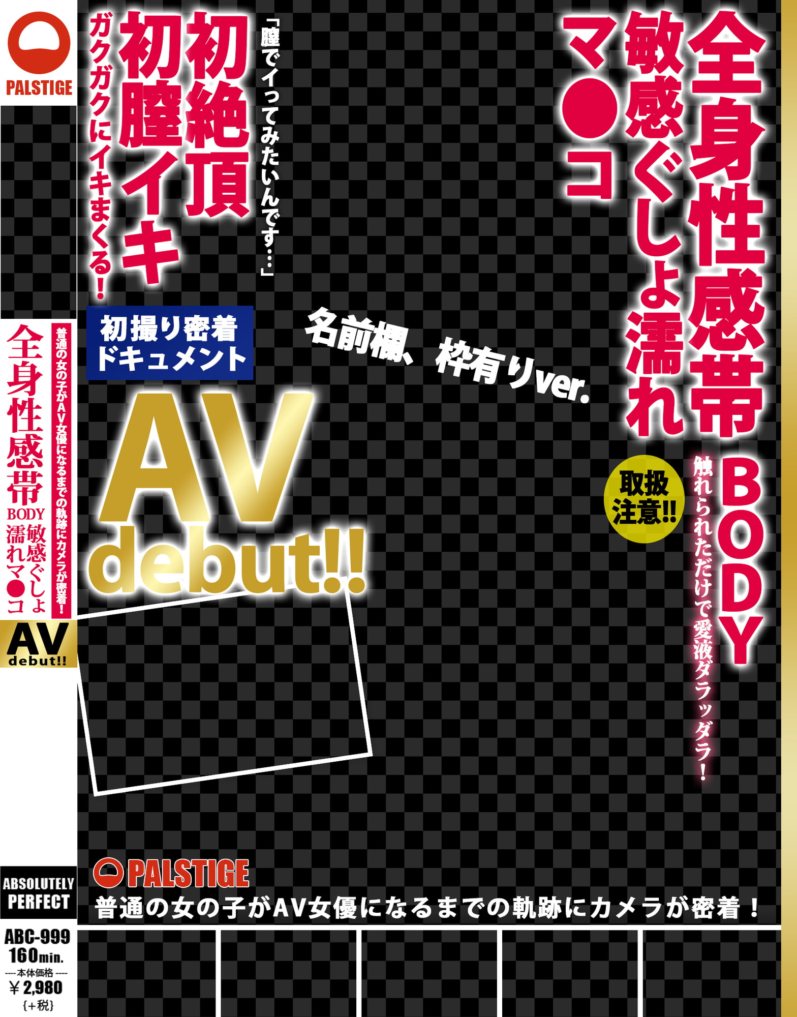 AVパケコラフレーム 「初絶頂AVデビュー」ver.