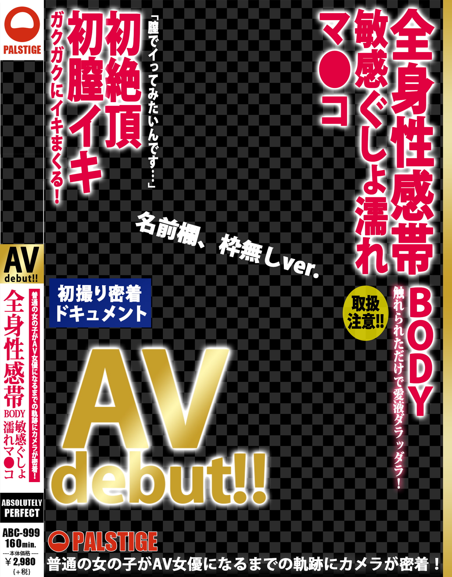 AVパケコラフレーム 「初絶頂AVデビュー」ver.
