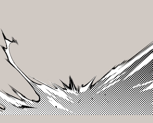 素材をどうぞ『モノクロの爆発12』