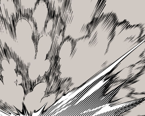 素材をどうぞ『モノクロの爆発12』