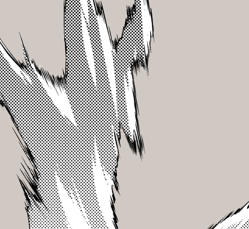 素材をどうぞ『モノクロの爆発12』