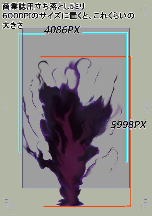素材をどうぞ『暗黒オーラ』