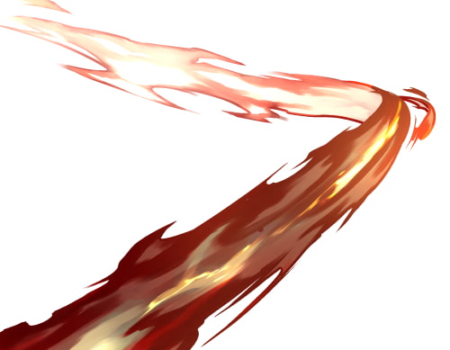 素材をどうぞ『火の斬撃』