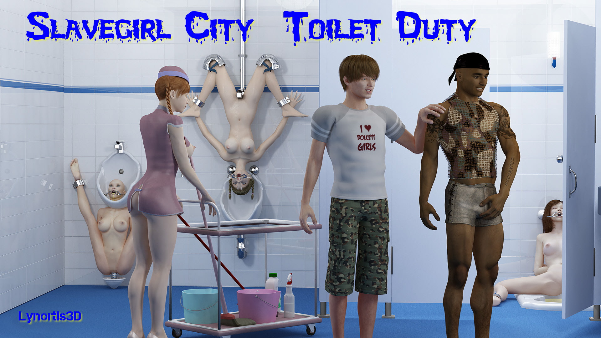 Slavegirl City – Toilet duty