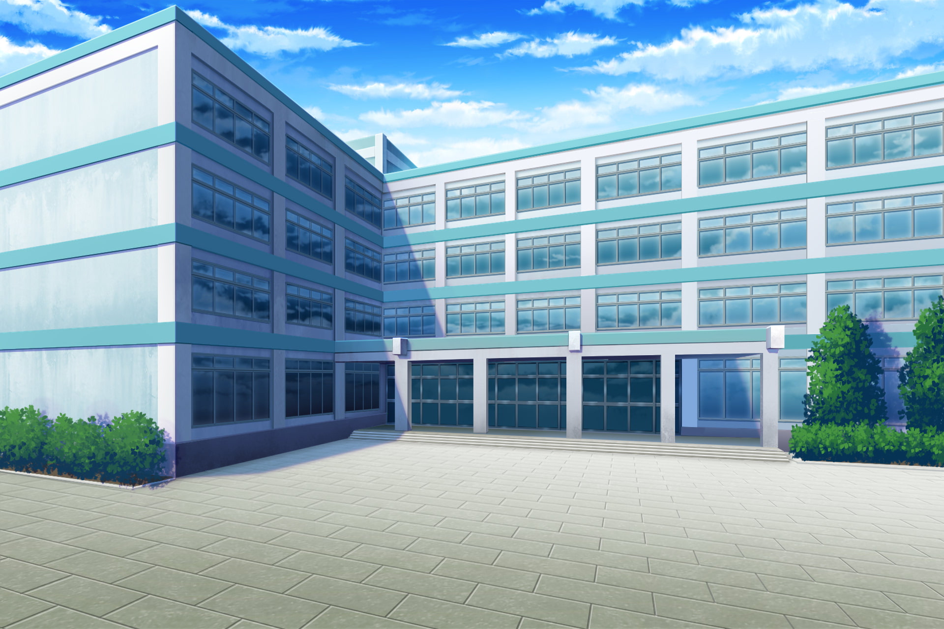 単品5種背景素材v41校舎