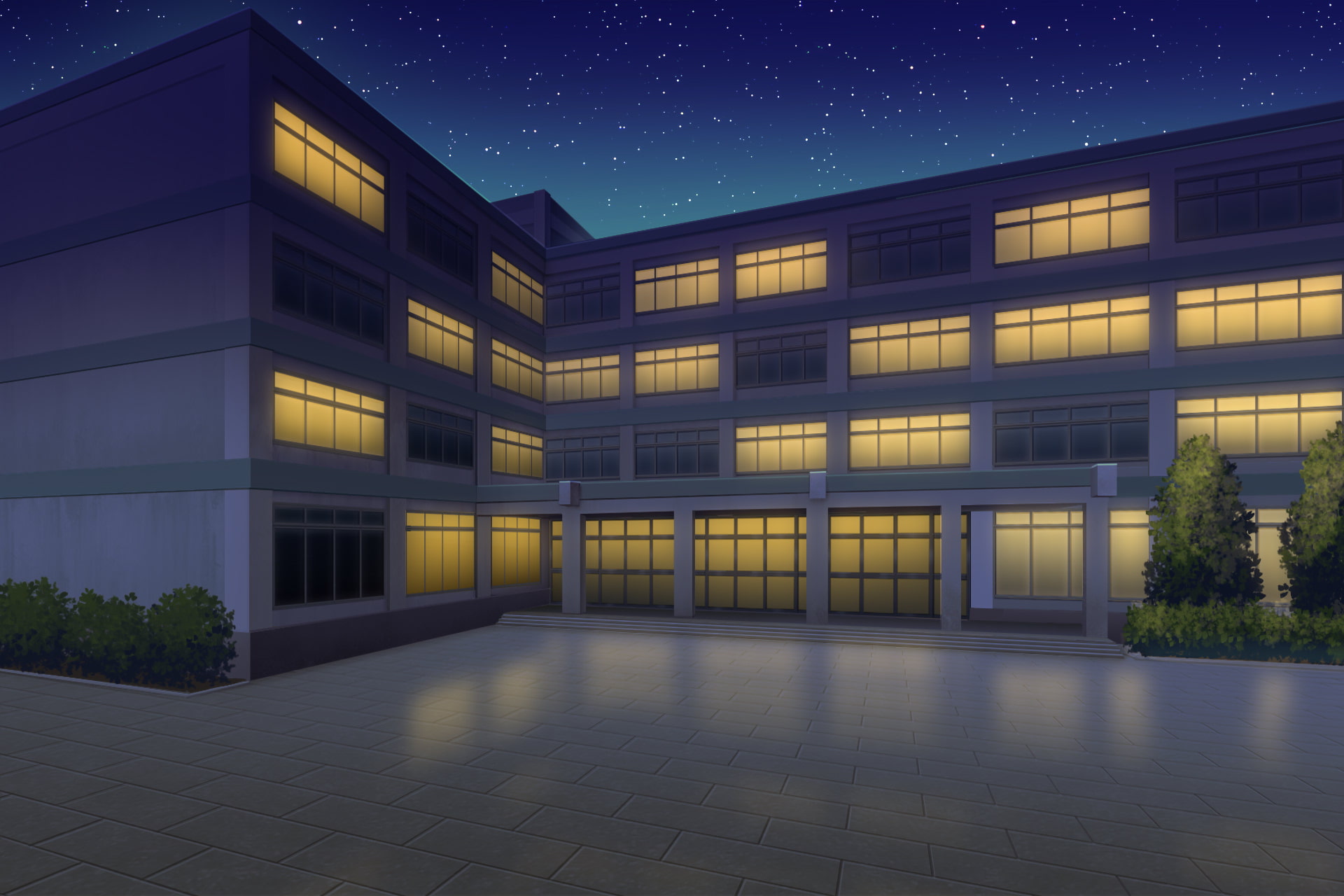 単品5種背景素材v41校舎