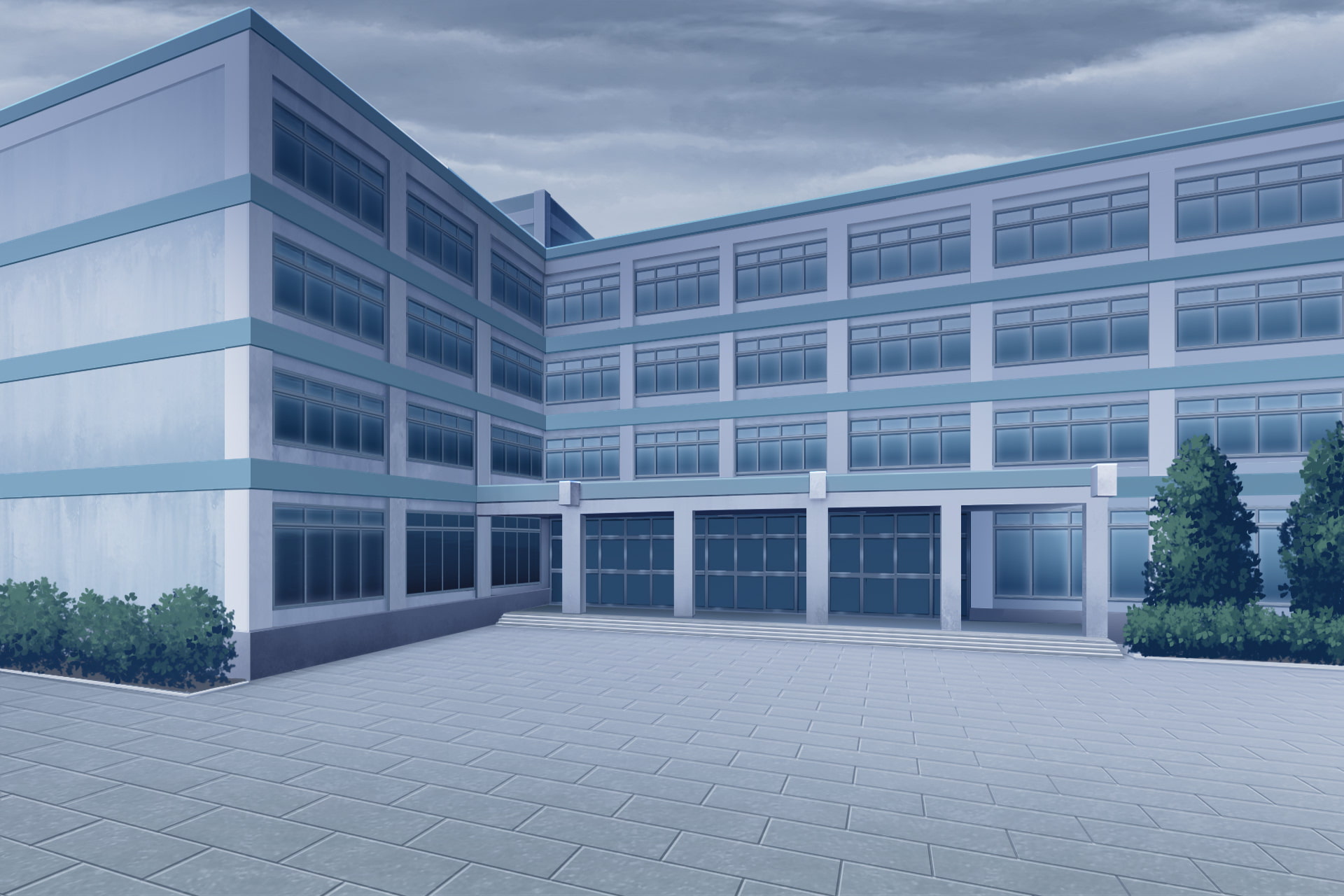 単品5種背景素材v41校舎