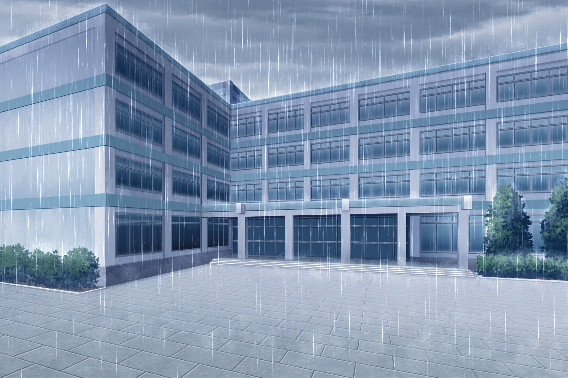 単品5種背景素材v41校舎