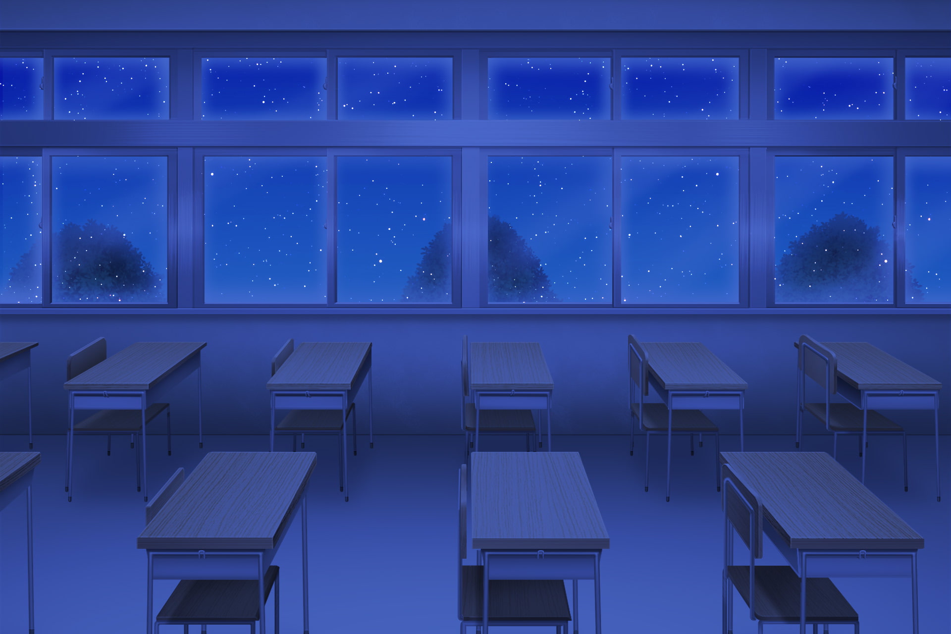 単品5種背景素材v42b教室窓際