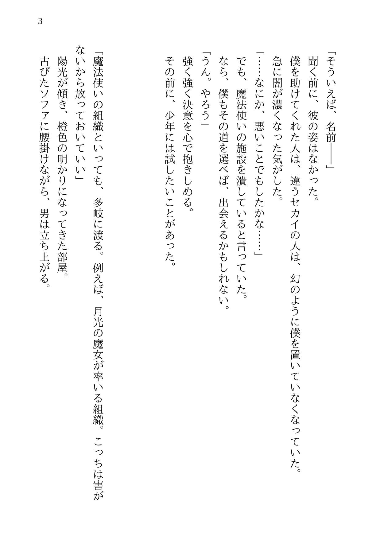 魔法使いとホムンクルス