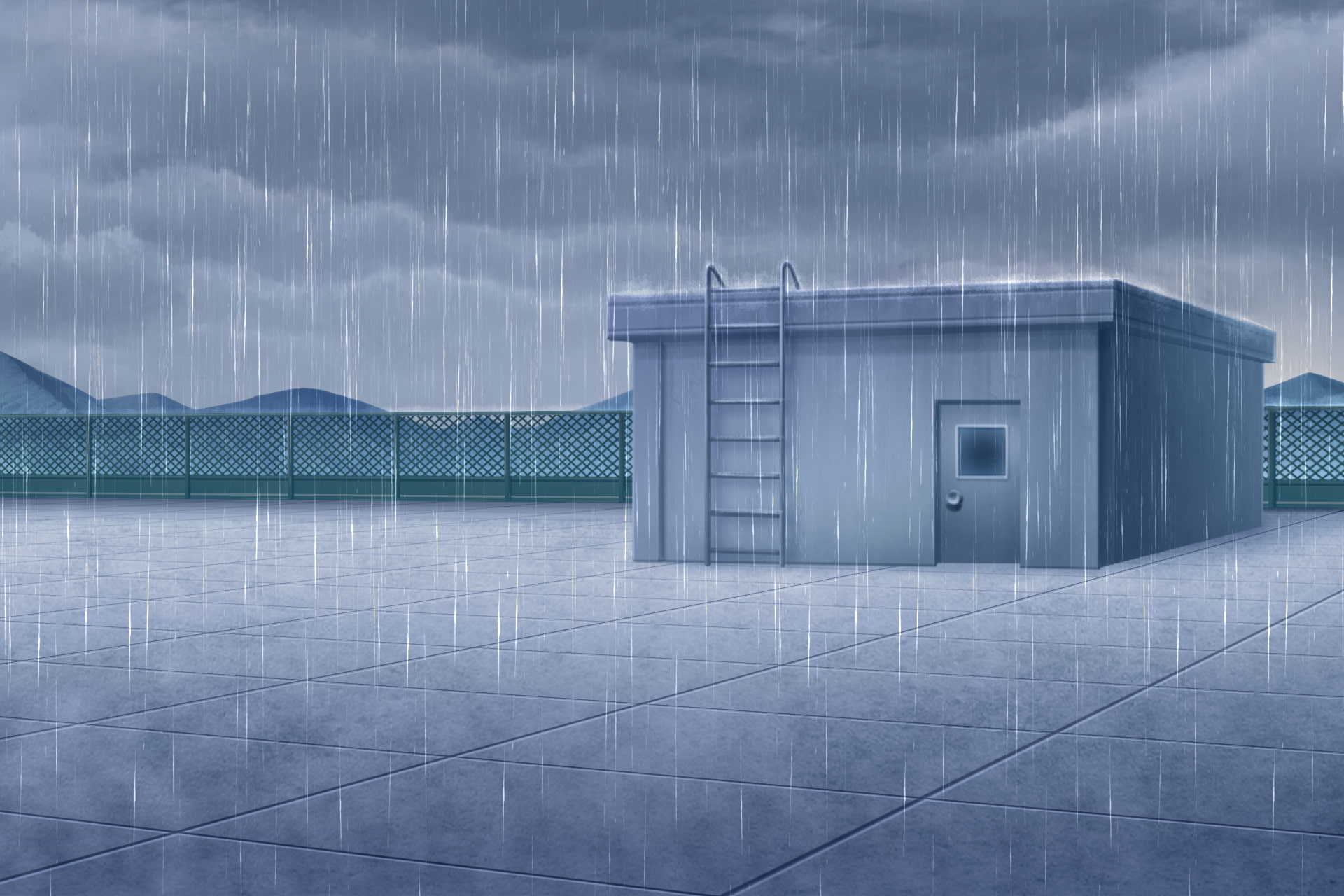 単品5種背景素材v50屋上