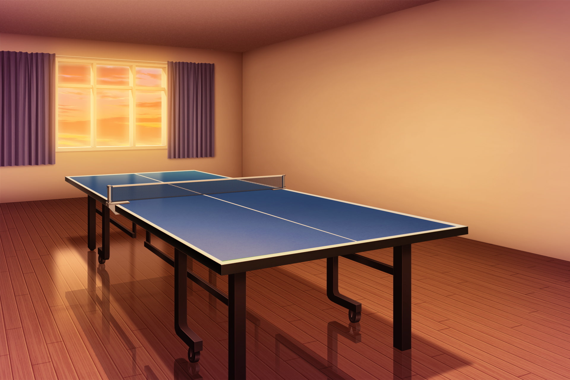 単品5種背景素材v51卓球場