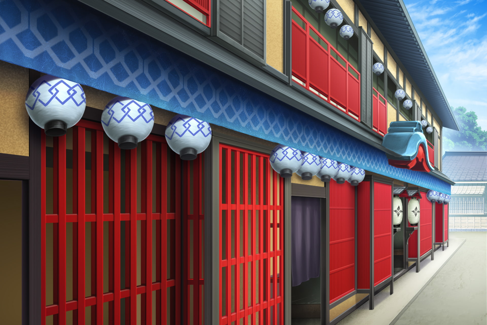 単品5種背景素材v56遊郭