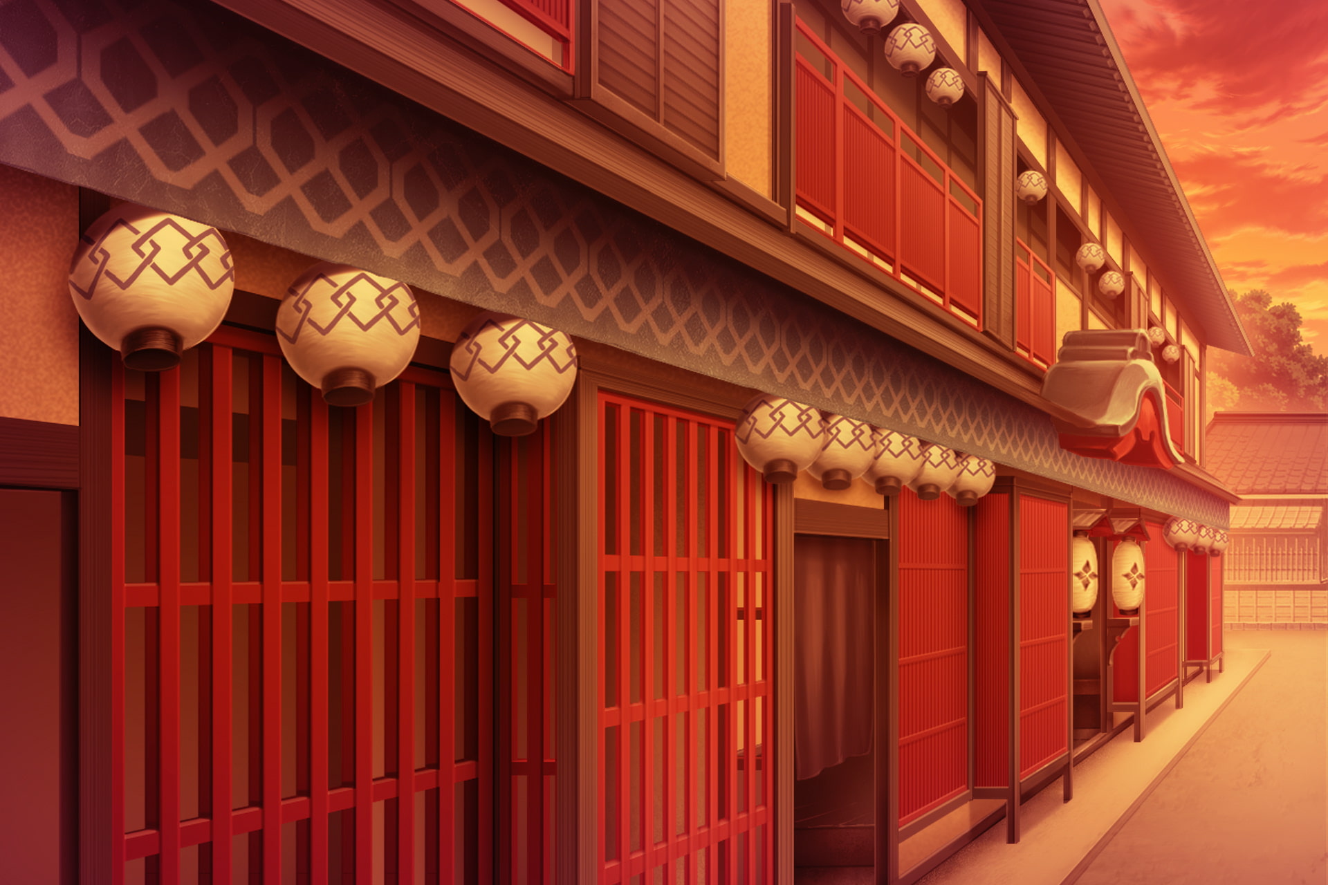 単品5種背景素材v56遊郭