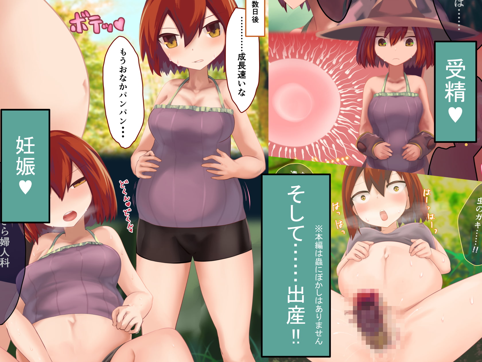 異種姦敗北譚～蟲に負けて妊娠出産する女たち～