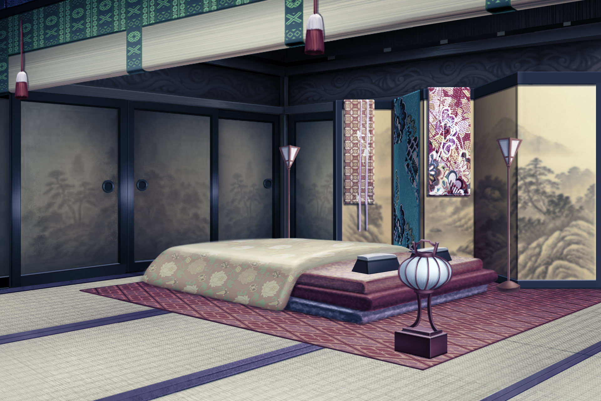 単品5種背景素材v58遊女の部屋