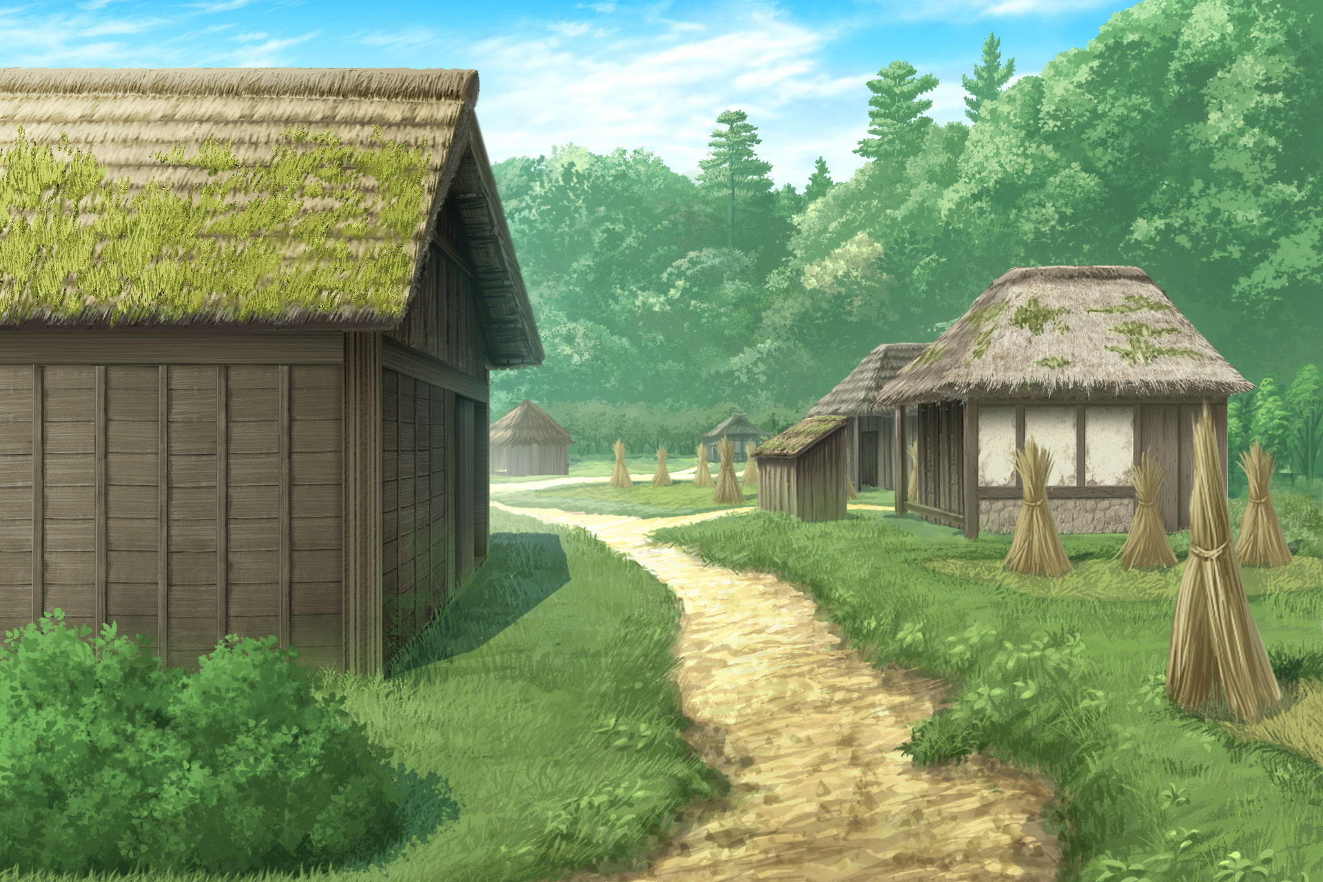 単品5種背景素材v59農村