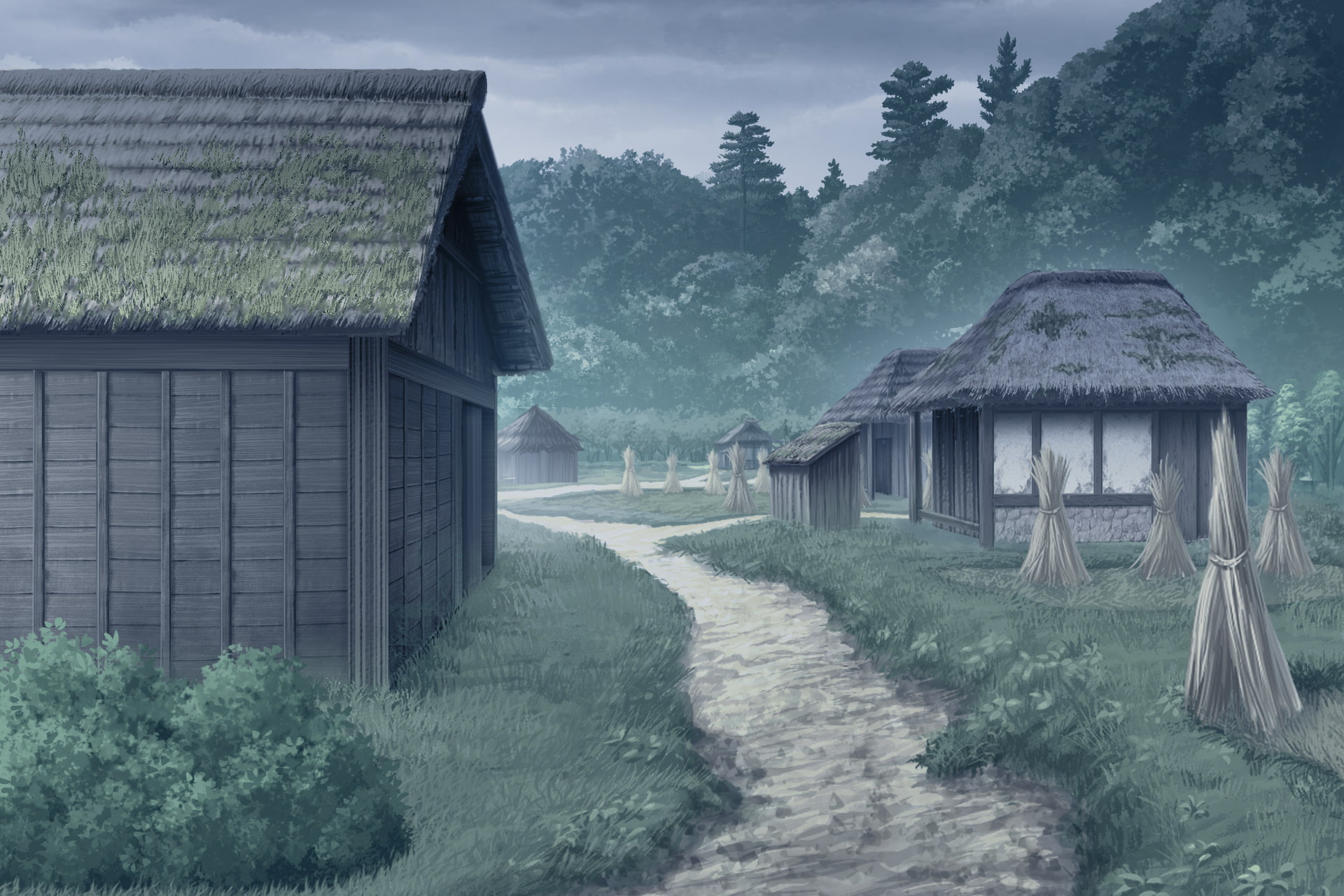 単品5種背景素材v59農村