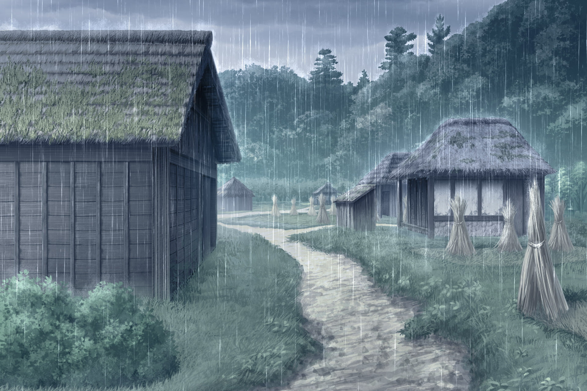 単品5種背景素材v59農村