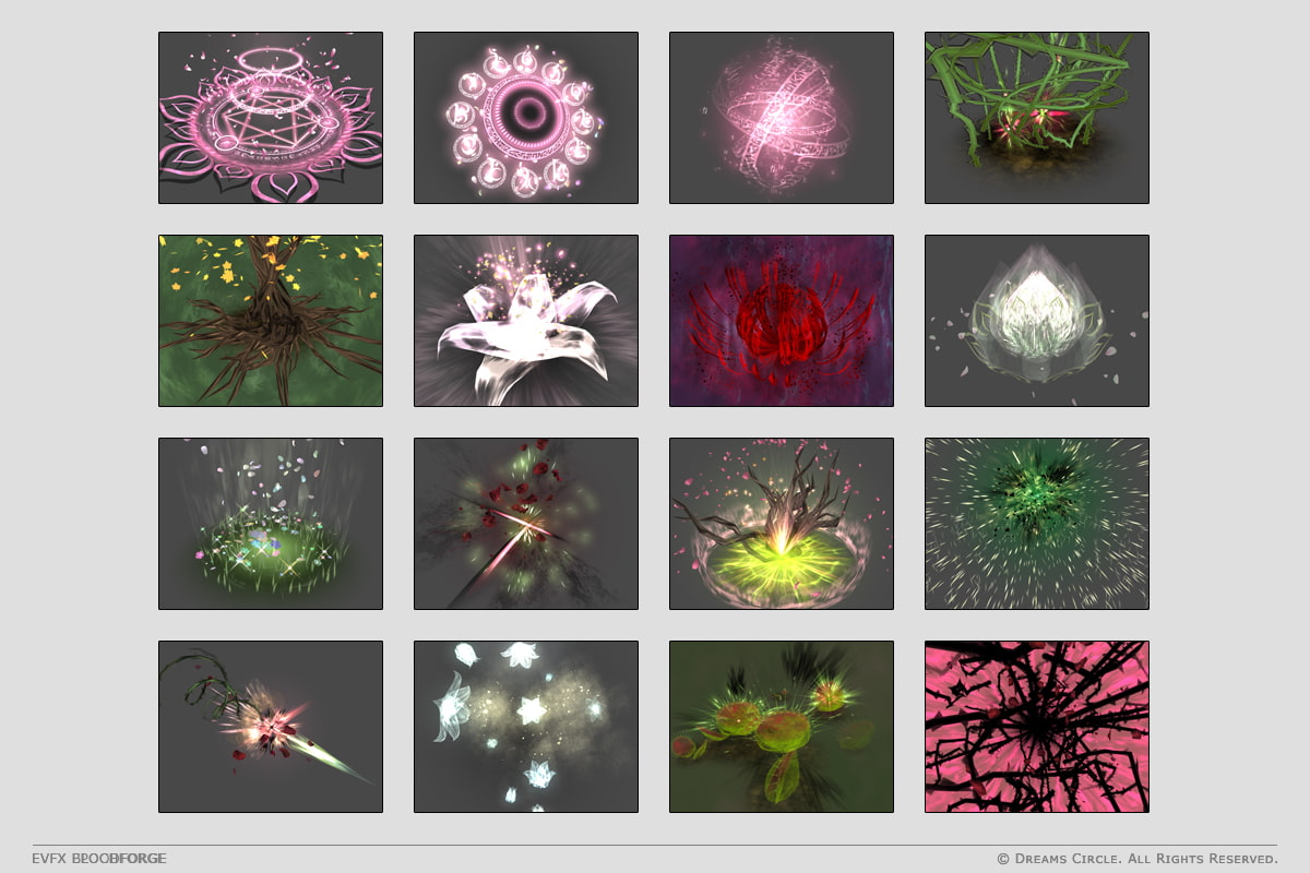エフェクト素材集:EVFXブルームフォージ
