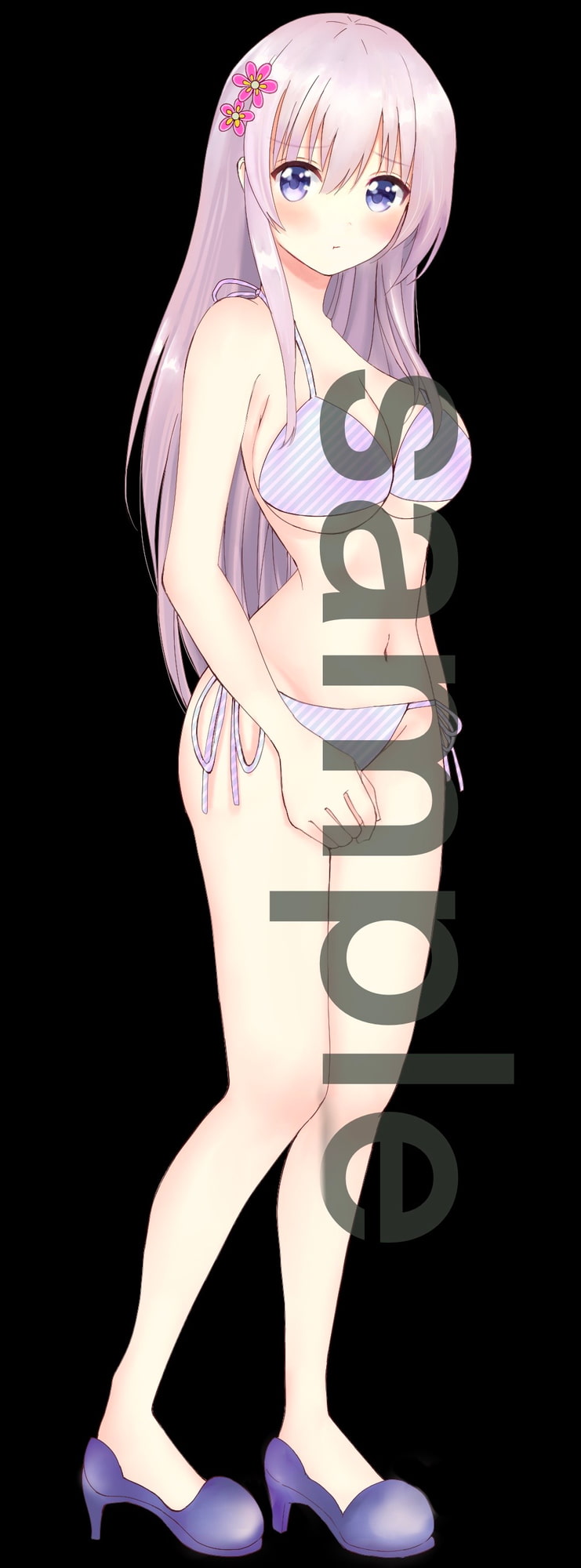 水着の女の子立ち絵7