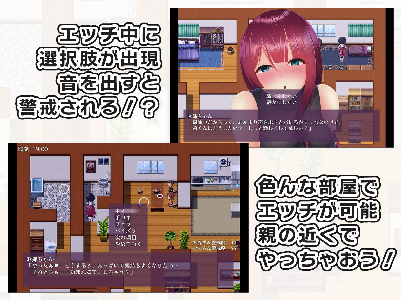 ないしょエッチ ～家の中でバレないように、お姉ちゃんとエッチしちゃう夏休み～