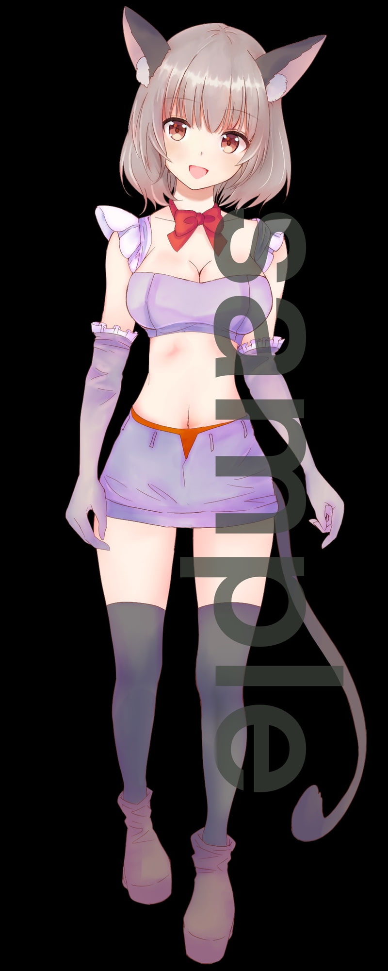 ねこ耳6少女立ち絵6