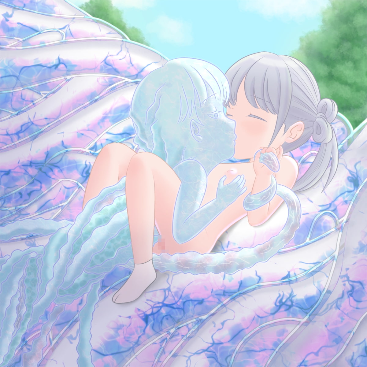 張り切って魔姦樹を繁殖させる為に触手お兄ちゃんと交わって産み産みする元巫女見習いツィエルちゃん