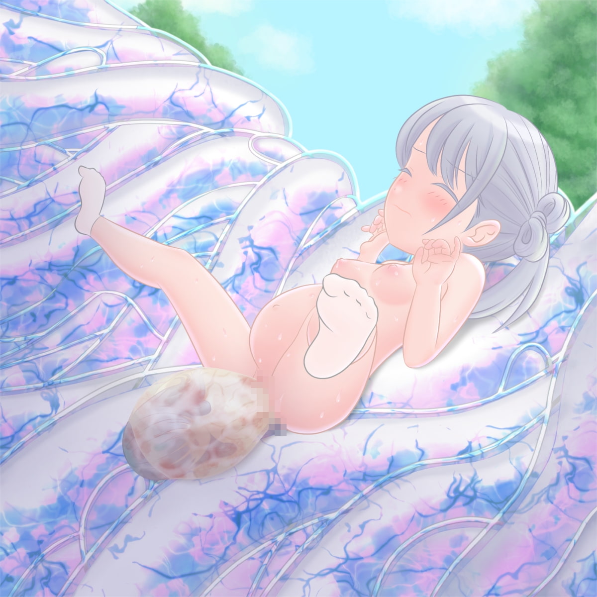 張り切って魔姦樹を繁殖させる為に触手お兄ちゃんと交わって産み産みする元巫女見習いツィエルちゃん