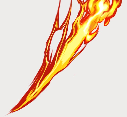 素材をどうぞ『火の斬撃2』