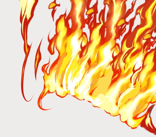 素材をどうぞ『火の斬撃2』