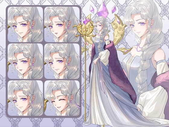 女性貴族の立ち絵