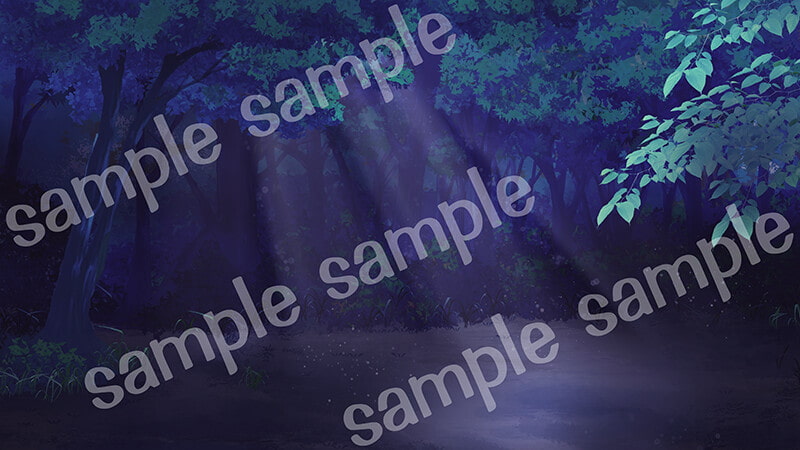 背景素材「森」