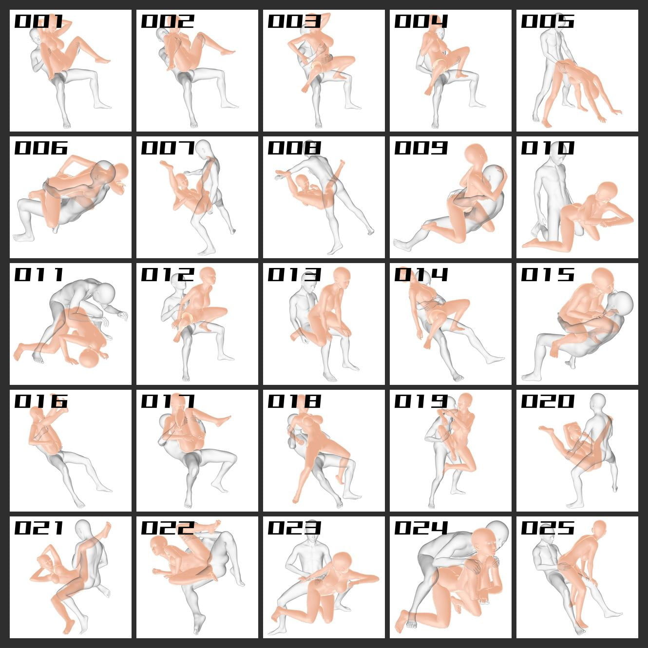 エロ絵師のためのポーズ&カット集 段差編