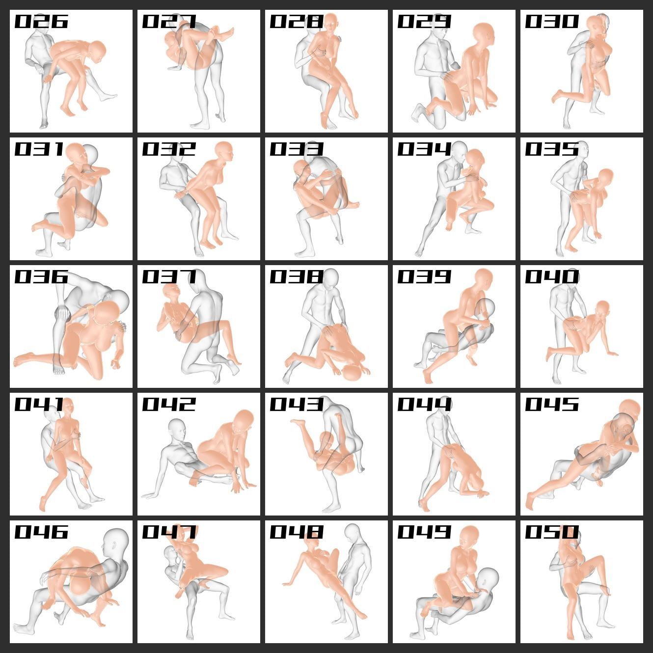 エロ絵師のためのポーズ&カット集 段差編