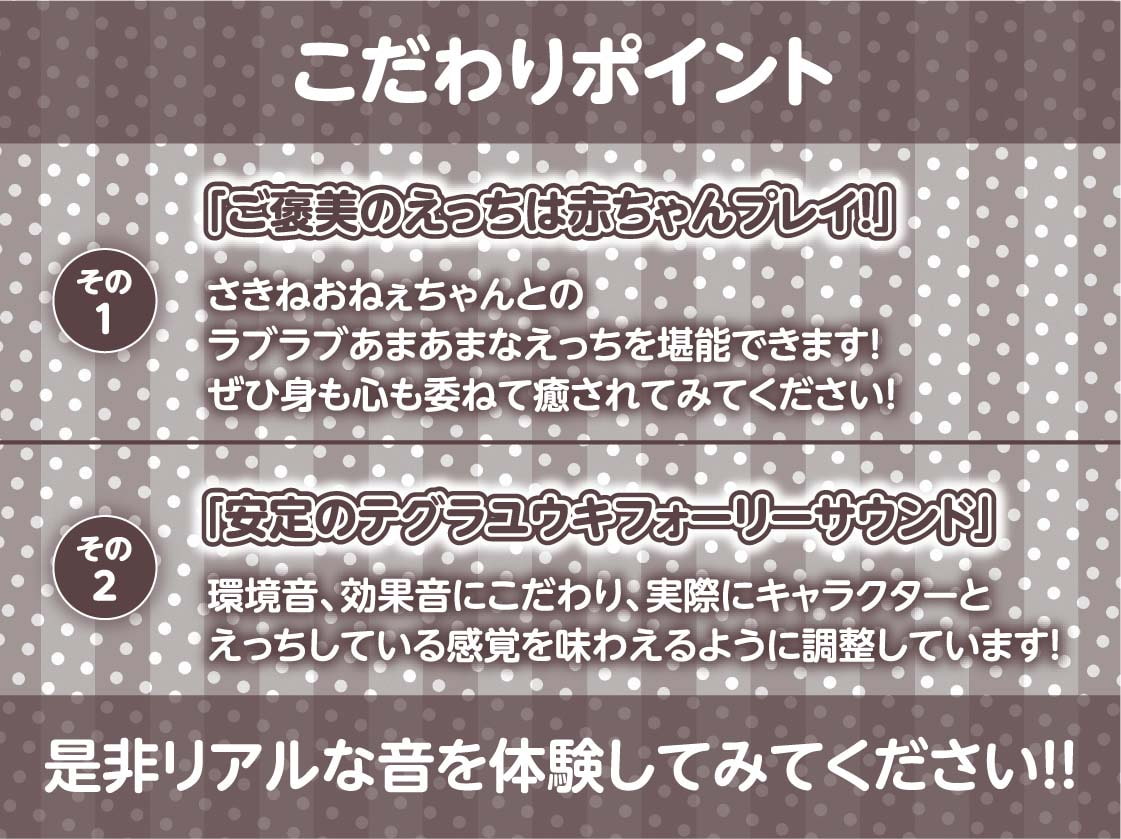 クールだけど僕に優しい銀髪おねぇちゃんのぬきぬき赤ちゃんプレイ【フォーリーサウンド】
