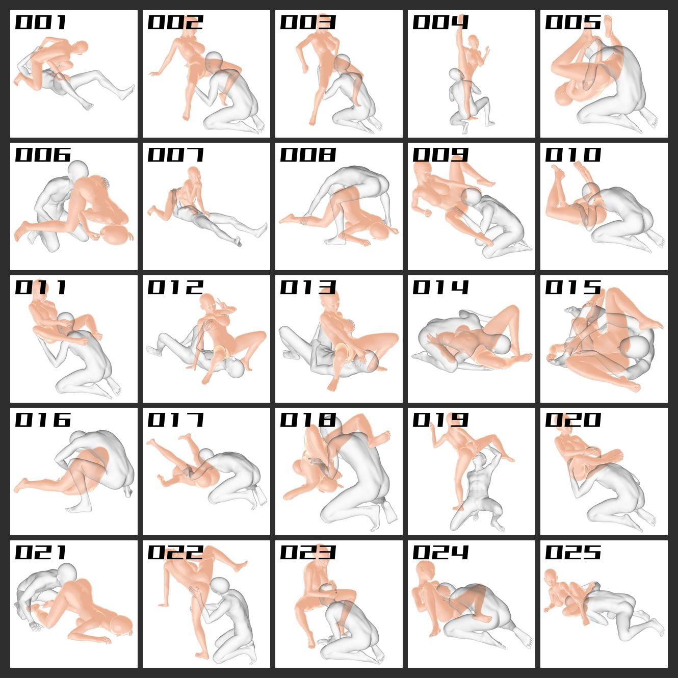 エロ絵師のためのポーズ&カット集 クンニ編