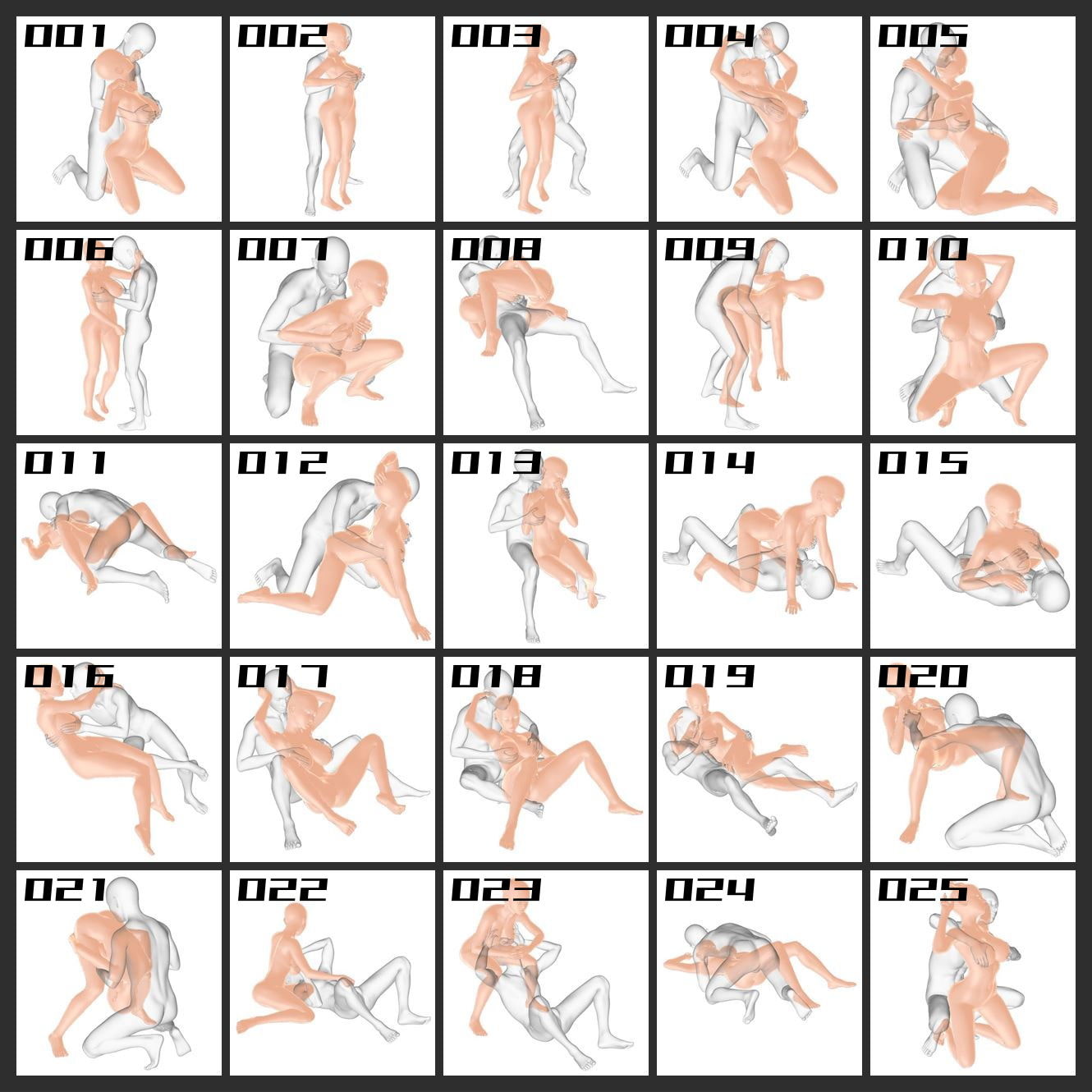 エロ絵師のためのポーズ&カット集 乳もみ編