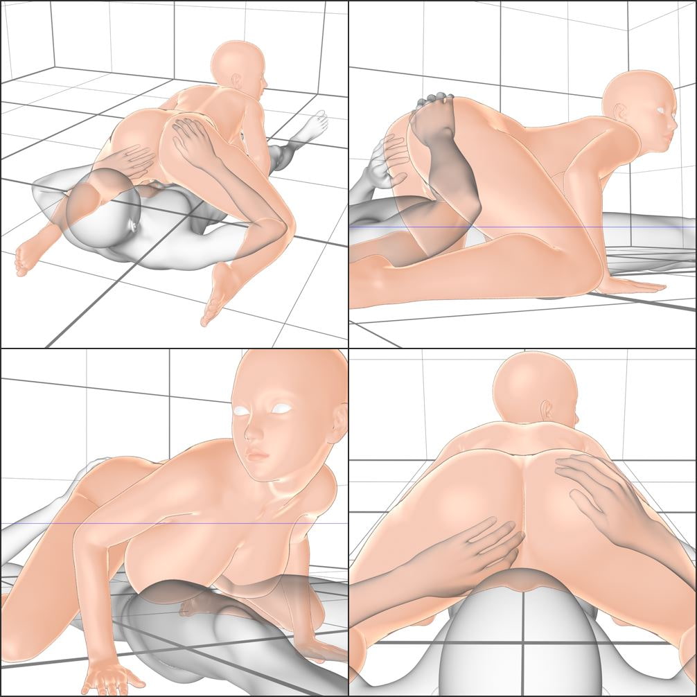 エロ絵師のためのポーズ&カット集 ムチムチモデル編