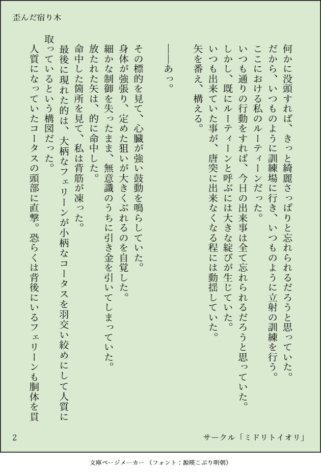 【明○方舟ForCommission】 歪んだ止まり木 グレ○スロート×ア○ナキエル