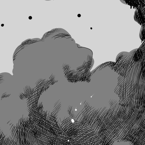 素材をどうぞ『黒煙05』