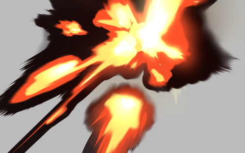 素材をどうぞ『爆発03』