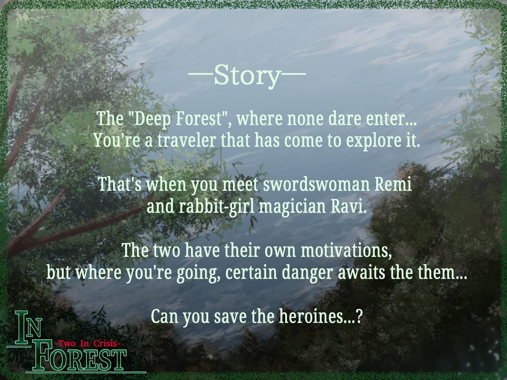 IN FOREST -Two In Crisis- [English Ver.]