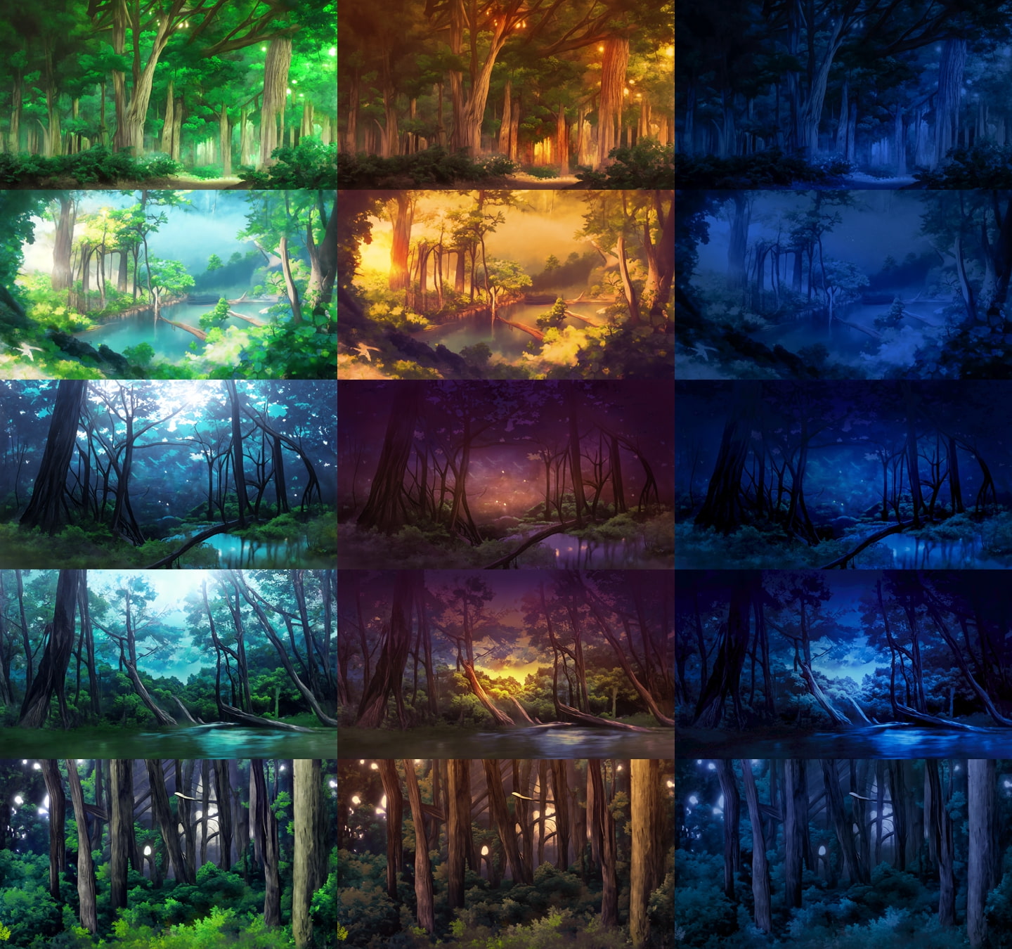 Forest Background Material - CosmicMirage BG