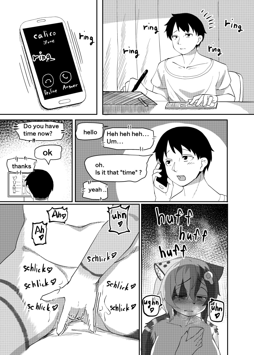 メスケモ三毛猫ちゃんのじゅぶじゅぶ発情まんこで鬼イキどろどろエッチ