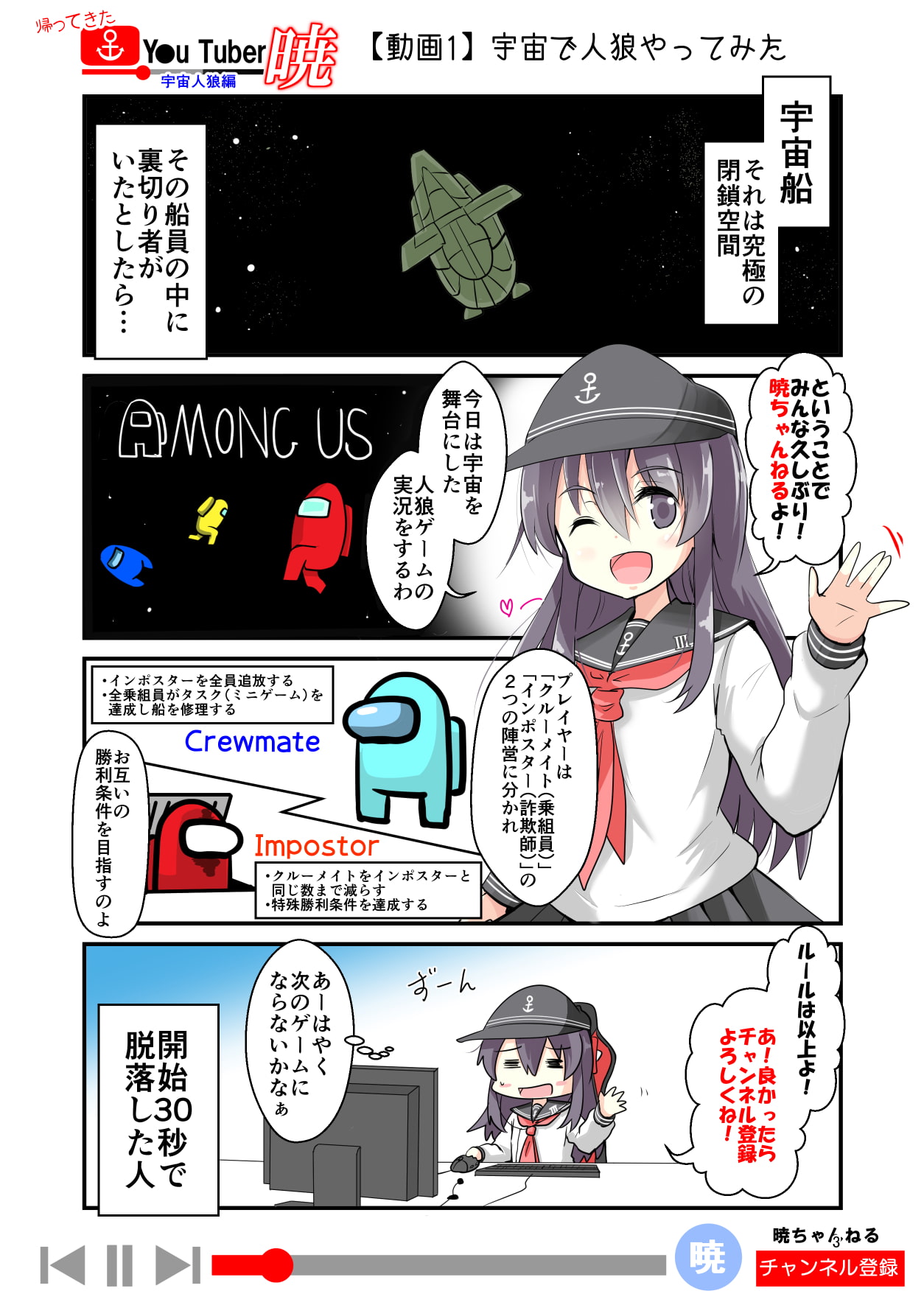 帰ってきた ゆ～ちゅ～ば～暁 宇宙人狼編