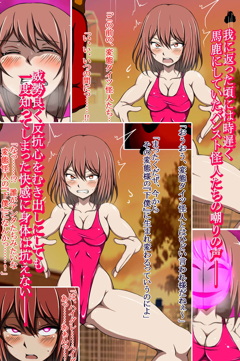 ハイグレ変態洗脳悪堕ち!!～正義感の強い魔法少女がハイグレ洗脳されて無様にハイグレ怪人化のシモベにされちゃうCG集～