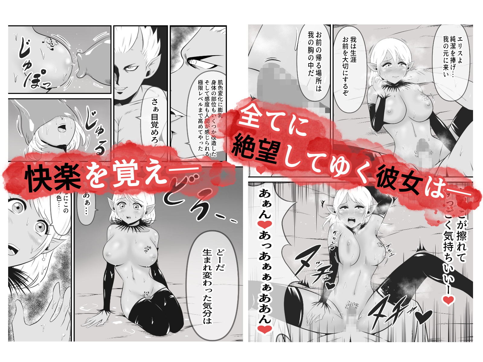 聖なる魔導士は魔の眷属に変貌する